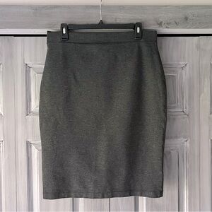 Heather Gray Pencil Skirt